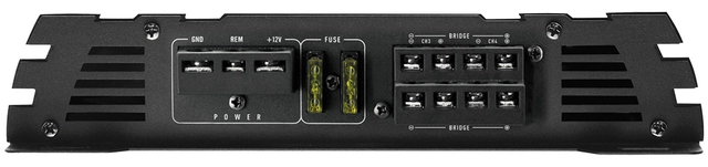 CRUNCH GPX1200.4, 4-kanals forsterker Class A/B Analog 4-kanals forsterker 