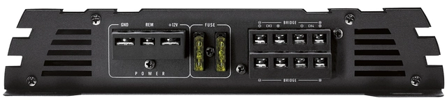 CRUNCH GPX1000.4, 4-kanals forsterker Class A/B Analog 4-kanals forsterker 