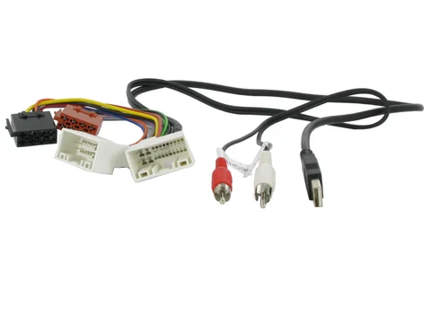 Connects2 ISO-adapter, Se egen liste Hyundai  2010--> m/AUX/USB-inngang