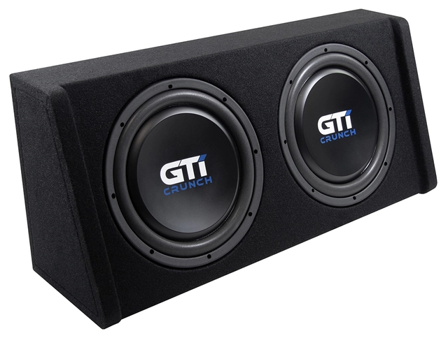 CRUNCH GTI300T 2x12" lukket basskasse 12" basskasse med slave 