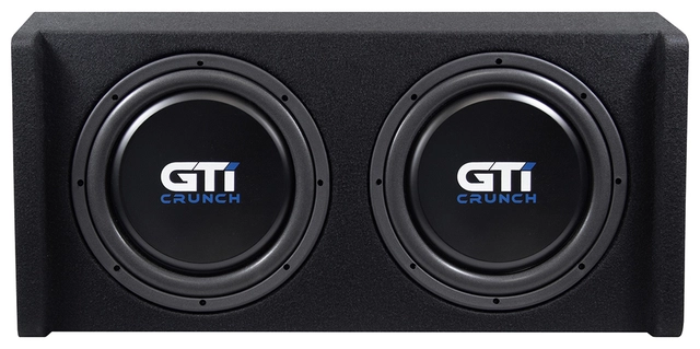 CRUNCH GTI300T 2x12" lukket basskasse 12" basskasse med slave 