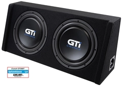 CRUNCH GTI300T 2x12&quot; lukket basskasse 12&quot; basskasse med slave