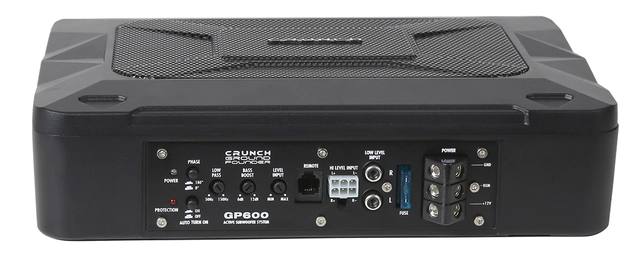CRUNCH GP600 Aktiv subwoofer 13 x 20 cm (5 x 8") Aktiv subwoofer 