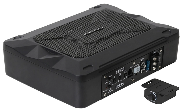 CRUNCH GP600 Aktiv subwoofer 13 x 20 cm (5 x 8") Aktiv subwoofer 