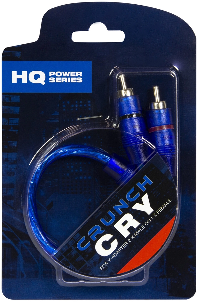 CRUNCH CRY RCA Y-kabel 1-hun/2 han 