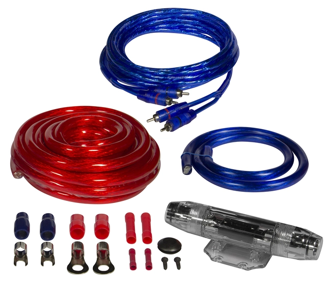 CRUNCH CRK35 kabelkit 35 mm² Komplett forsterker kit ink RCA 