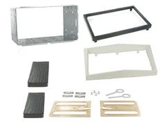 Connects2 Premium monteringskit 2-DIN Opel - Headunits &quot;med knekk&quot; Perlehvit