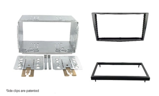 Connects2 Premium monteringskit 2-DIN Opel - Headunits "med knekk" Sort