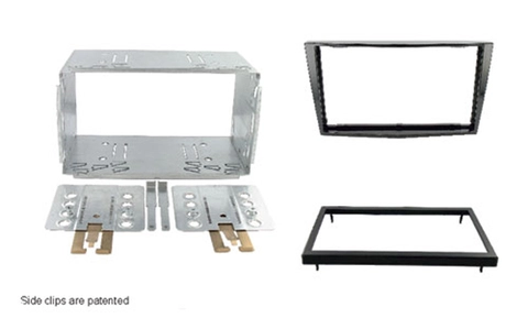 Connects2 Premium monteringskit 2-DIN Opel - Headunits "med knekk" Sort 