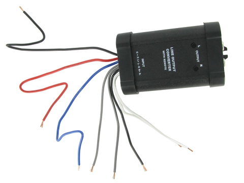 Connects2 Høy-lav nivåadapter 2-kanals med remote