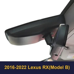 FITCAMX Integrert 4K Dashcam (foran+bak) Lexus RX (2016 - 2022) Modell B