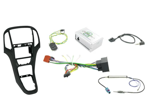 Connects2 Komplett monteringskit 2-DIN Opel Astra (2010 - 2015) Sort