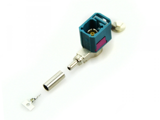 Kufatec Antenneadapter Fakra enkel kontakt - For lodding