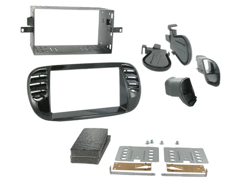 Connects2 Monteringskit 2-DIN Fiat 500 (2007 - 2015) - Pianosort