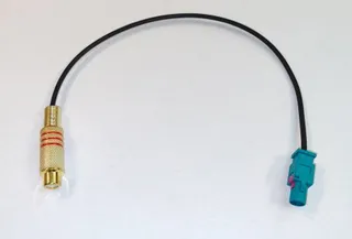 ConnectED Video-overgang Fakra (Han) til RCA (Hun) 