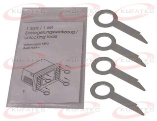 Kufatec Uttrekksverktøy VW/Ford/Audi/Seat/Skoda/Mercedes (4 x)