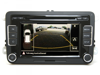 Kufatec VW ryggekamera Touran (2011 -->) m/RNS315/RNS510/RCD510