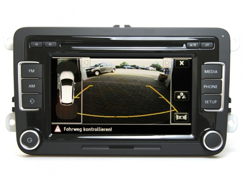 Kufatec VW ryggekamera Touran (2011 -->) m/RNS315/RNS510/RCD510 