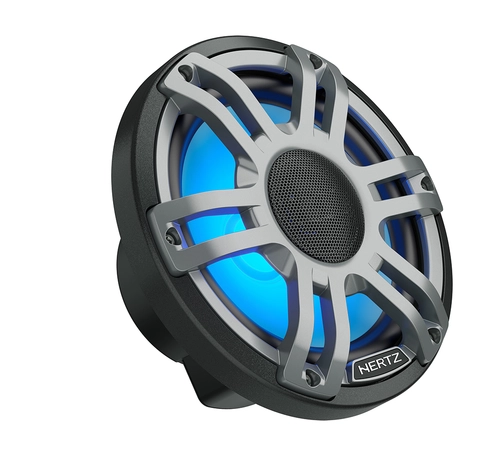 Hertz HMX77SLDG 7,7" koaxial sort LED Sprutsikker IP65, 200W RGB LED-lys