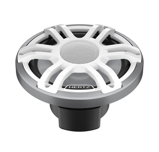 Hertz HMX77SLDSW 7,7" koaxial hvit LED Sprutsikker IP65, 200W RGB LED-lys