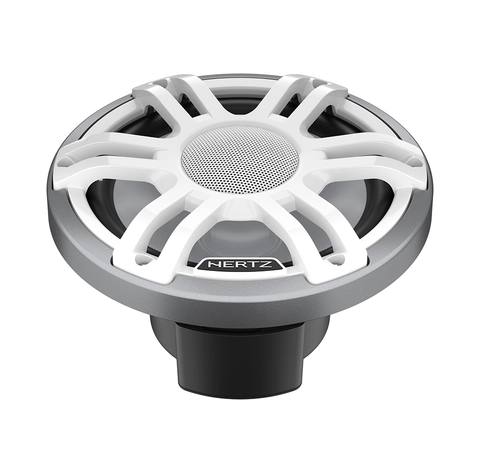 Hertz HMX77SLDSW 7,7" koaxial hvit LED Sprutsikker IP65, 200W RGB LED-lys
