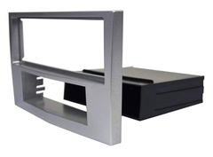 Connects2 Monteringsramme 1-DIN Opel - Headunits &quot;med knekk&quot; S&#248;lv