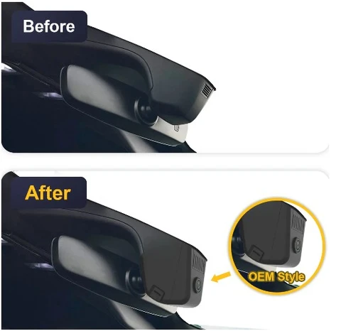 FITCAMX Integrert 4K Dashcam (foran) VW ID.7 (2023 - 2025) sort 