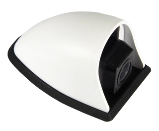 ESX Ryggekamera dråpeformet, hvit Inkl. forlengelseskabel med 15 m lengde