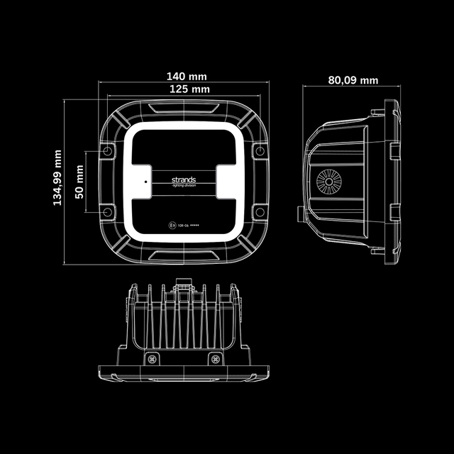 Strands XP arbeidslys med varme Arbeidslys med oppvarmet linse 