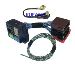 Kufatec  ISO &amp; antenne-adapter sett VW (Omvendt Fakra--&gt;ISO)