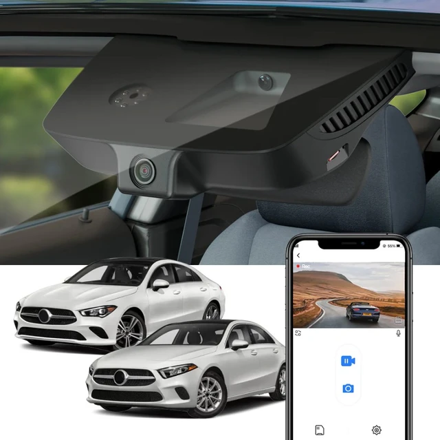FITCAMX Integrert 4K Dashcam (foran) MB A/CLA/GLA (2012 - 2023) 