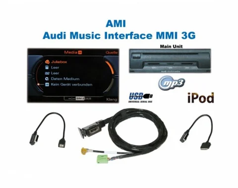 Kufatec Audi Music interface (AMI) Audi m/MMI 3G (USB) 