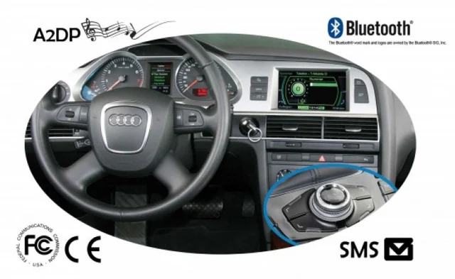 Fiscon PRO Blåtann handsfreesett Audi m/MMI 2G 