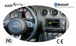 Fiscon BASIC PLUS Bl&#229;tann handsfreesett Audi m/RNS-E/BNS 5.0*