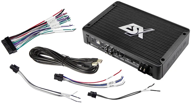 ESX 6-kanals DSP-forsterker 750W RMS i 2 Ohm 