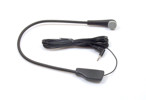 KRAM Svanehalsmikrofon - 32 cm arm Passer Handsfreesett med 3,5 mm minijack 