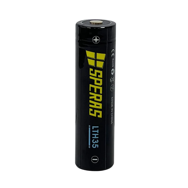Speras 18650 Li-ion oppladbart batteri 3500mAh / 18650 for lav temp! 