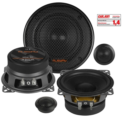 Musway MS4.2C 4" Komponentsett 70/140W