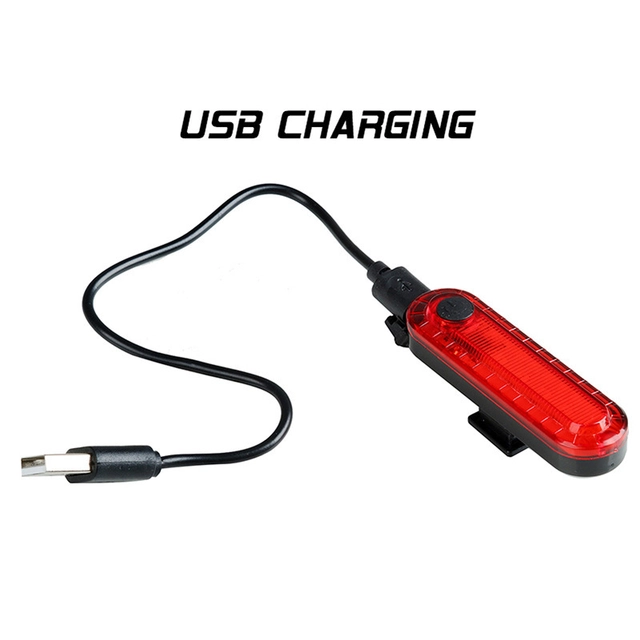 Speras UB4 baklykt for sykkel Oppladbar Micro USB 