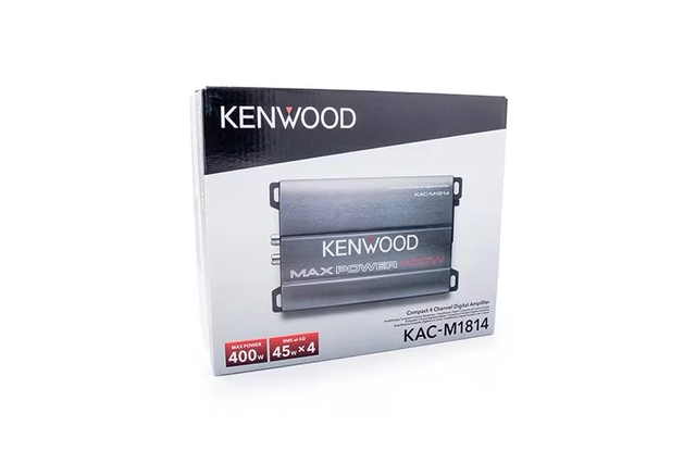 Kenwood 4-kanals marineforsterker 4 x 45W, 400W max 