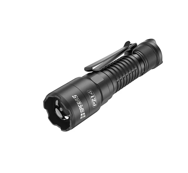 Speras PZ14 lommelykt med zoom 1000lm / 440 meter kastelengde 