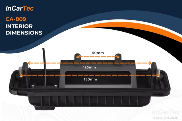 InCarTec Ryggekamera (håndtak) (CVBS) MB GLK (2013 - 2015) Se egen liste! 