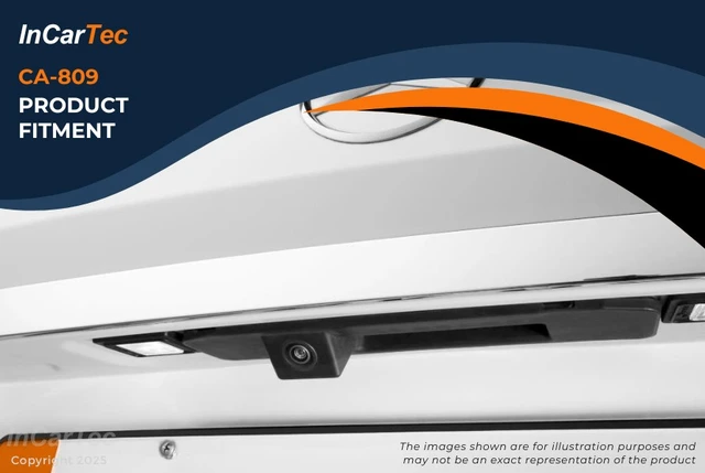 InCarTec Ryggekamera (håndtak) (CVBS) MB GLK (2013 - 2015) Se egen liste! 