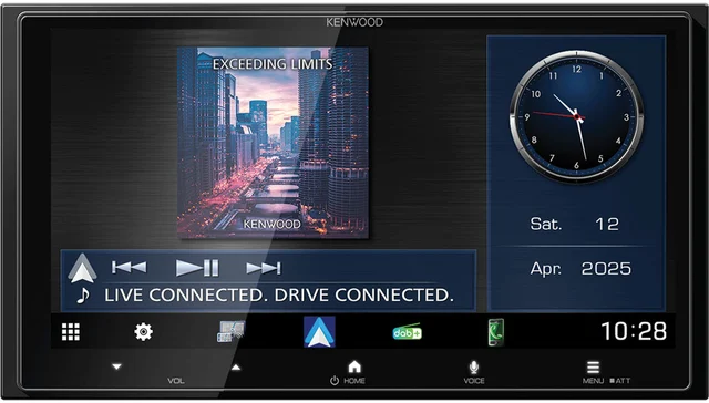 Kenwood DMX7525DABS 2-DIN MEDIASPILLER -  DAB BT USB/IPHONE 