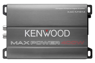 Kenwood 4-kanals marineforsterker 4 x 45W, 400W max