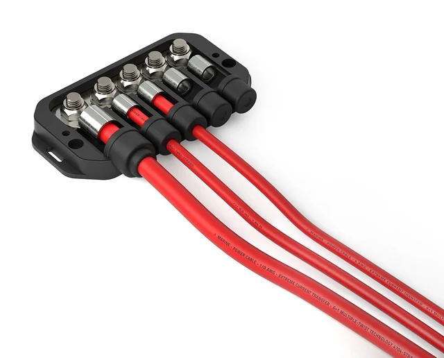 HERTZ Marine splittboks IP54 marinegraderte splitt 1 inn/4 ut 