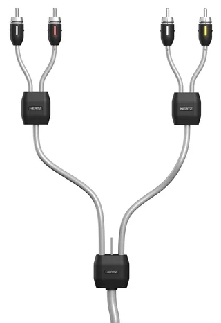HERTZ Marine  RCA 4-kanals, 4 meter IP67 marinegraderte RCA kabler