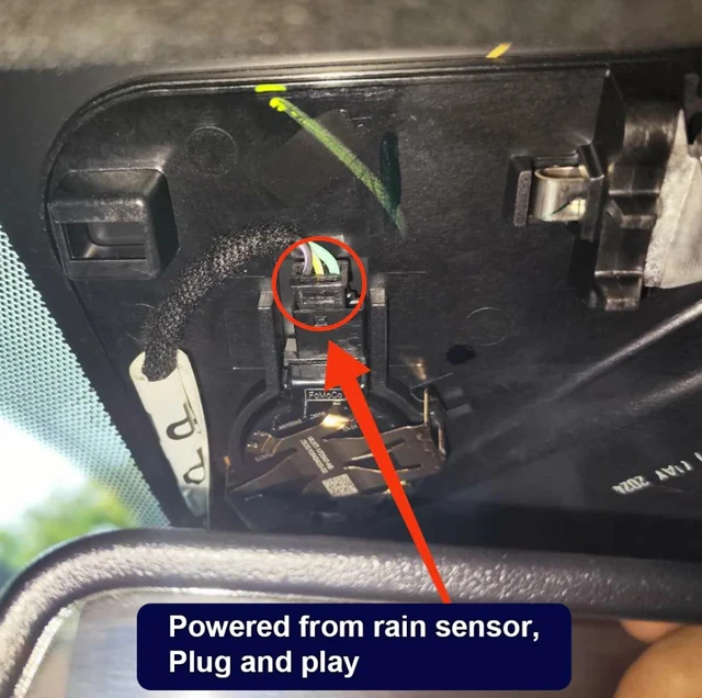 FITCAMX Integrert 4K Dashcam (foran) VW Amarok / Ford Ranger (2023 - 2025) 