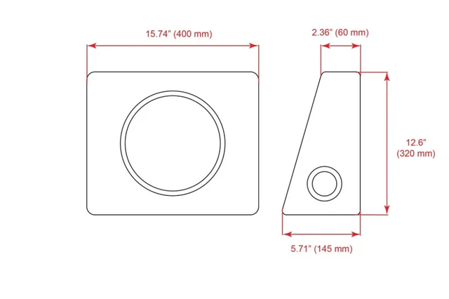 RetroSound fulltone 8" i kasse 175W max, 2-veis 