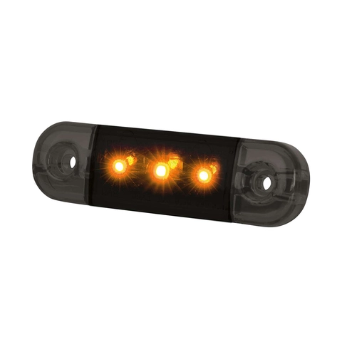 Strands Dark Knight Slim Sidemarkering Sidemarkeringslys, 3 LED, orange
